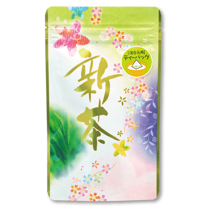 新茶限定 ひも付き 新茶ティーバッグ